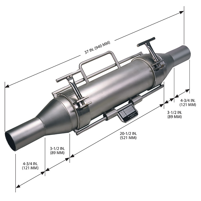 Pneumatic Magnet with Dimensions